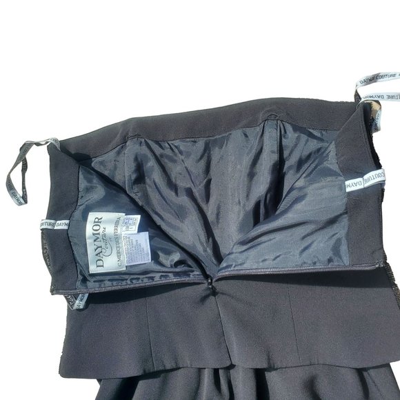 Vintage DAYMOR Couture by C. Mercedes Ferriera Strapless Column Gown w/ Jacket - Picture 11 of 16